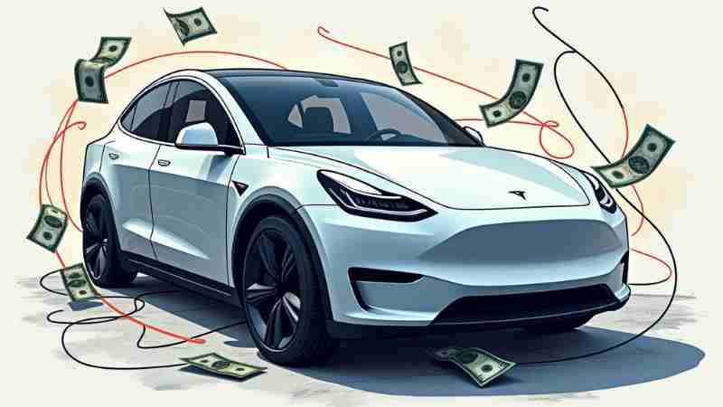 783 Million Debt Sale Highlights Tesla's Financial Flexibility, Concept art for illustrative purpose, tags: tesla millionen durch den verkauf von - Monok